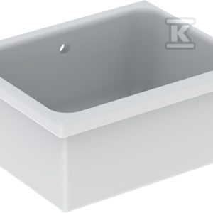 Umywalka wielofunkcyjna Publica Ruscello B50 cm, H26 cm, T40 cm, z przelewem, bez otworu na baterię 500.894.00.1 Umywalka wielofunkcyjna Publica Ruscello B50 cm, H26 cm, T40 cm, z przelewem, bez otworu na baterię 500.894.00.1