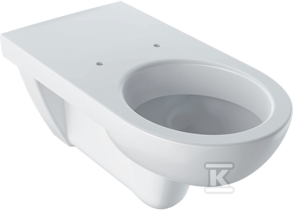 Wisząca miska WC Selnova Comfort lejowa, B35.5 cm, H34 cm, T70 cm, długa, łazienka bez barier 501.044.00.7 - obrazek 1