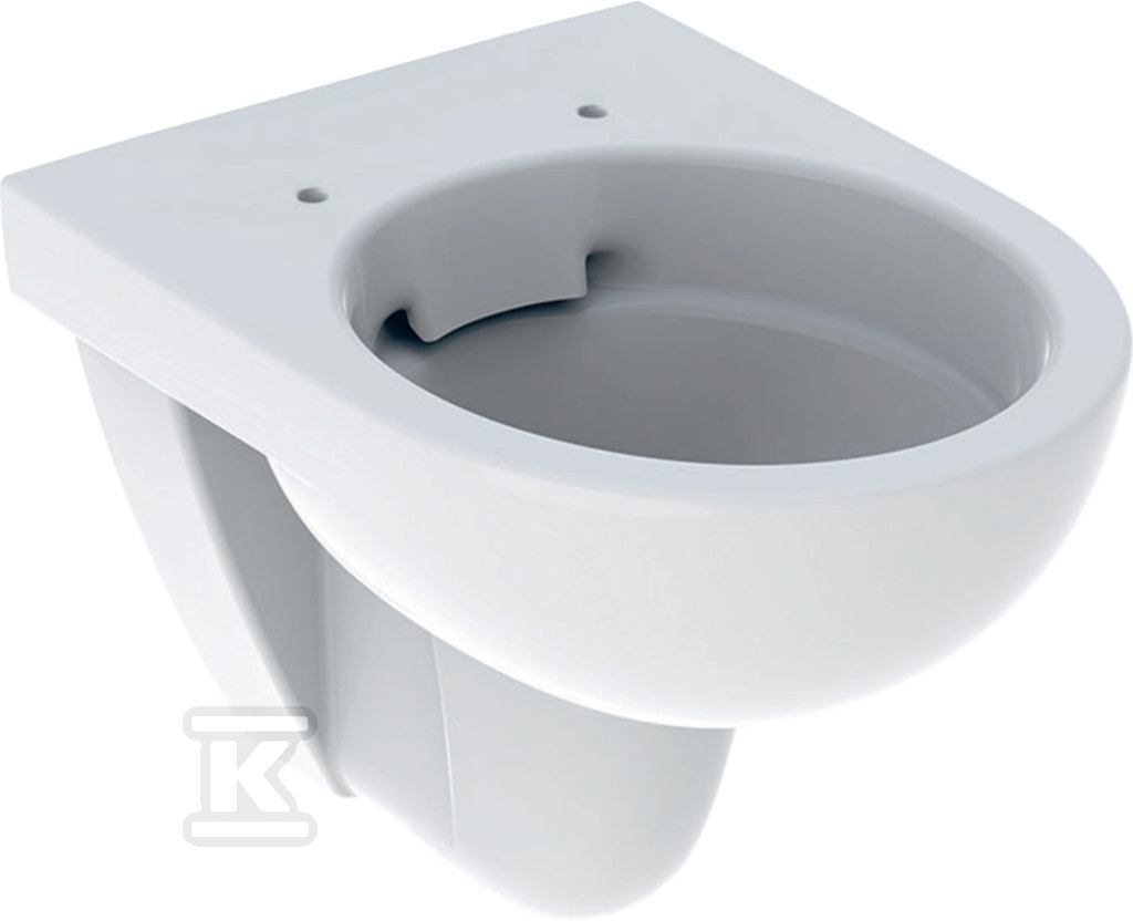 Wisząca miska WC Selnova Compact lejowa, B35.5 cm, H34 cm, T48 cm, krótka, Rimfree 500.349.01.1 - obrazek 1