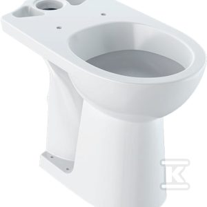 Stojąca miska WC Selnova Comfort do spłuczki nasadzanej, lejowa, B36 cm, H46 cm, T67 cm, podwyższona, odpływ poziomy 500.284.01.5