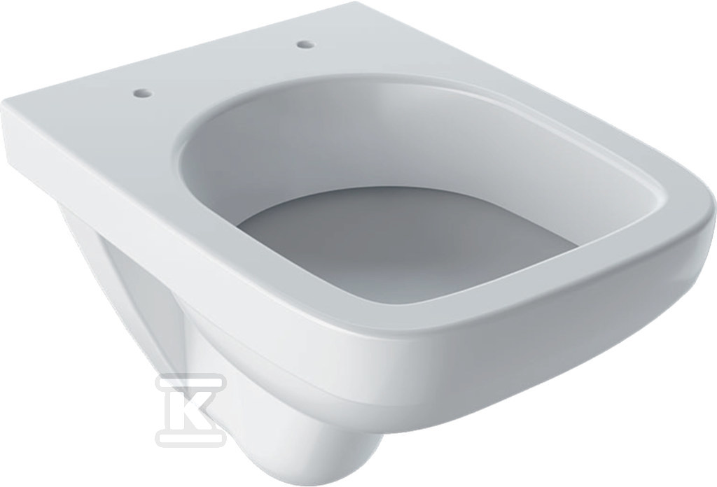 Wisząca miska WC Selnova Compact lejowa, B36 cm, H34 cm, T48 cm, krótka, kształt geometryczny 501.504.00.7 - obrazek 1
