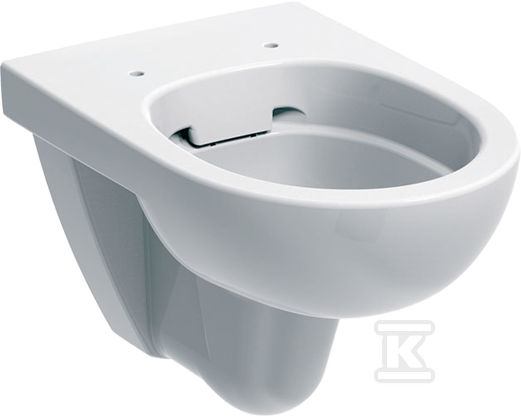 Wisząca miska WC Selnova - lejowa, B35.5 cm, H34 cm, T53 cm, Rimfree 500.265.01.1 - obrazek 1