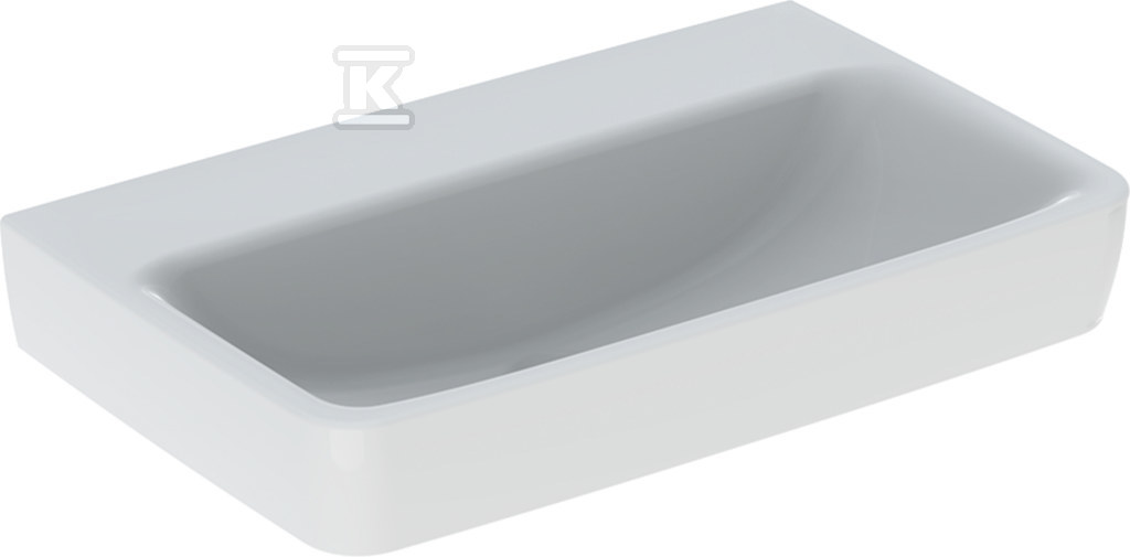 Selnova Compact Umywalka, B65cm, H17.5cm, T40cm, bez przelewu, bez otworu na baterię 501.893.00.7 - obrazek 1