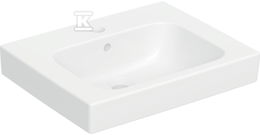 Modo Umywalka kompaktowa, B50cm, H15.5cm, T40cm, z przelewem, z otworem na baterię 502.831.00.1 - obrazek 1