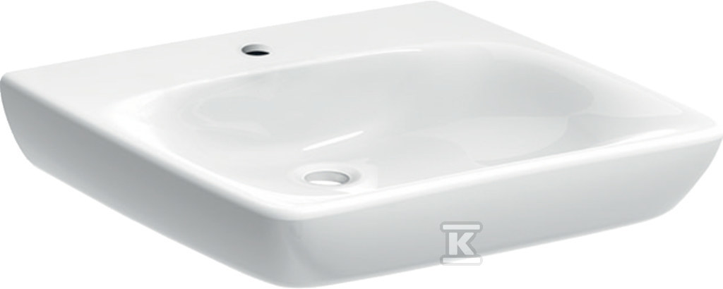 Selnova Comfort Umywalka, B60cm, H15cm, T55cm, bez przelewu, z otworem na baterię 502.770.00.7 - obrazek 1