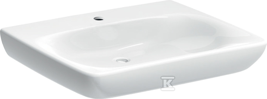 Umywalka Selnova Comfort B65 cm, H15 cm, T55 cm, bez przelewu, z otworem na baterię 500.188.01.7 - obrazek 1