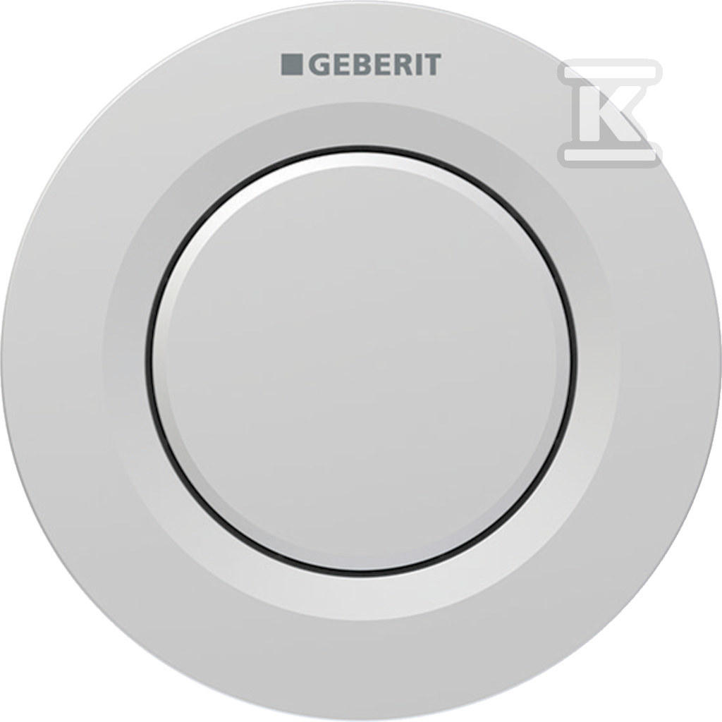 Pneumatyczny przycisk uruchamiający WC Typ 01, ręczny, podtynkowy, Sigma 8cm, pojedynczy, chrom-mat, easy-to-clean 116.041.JQ.1 - obrazek 1