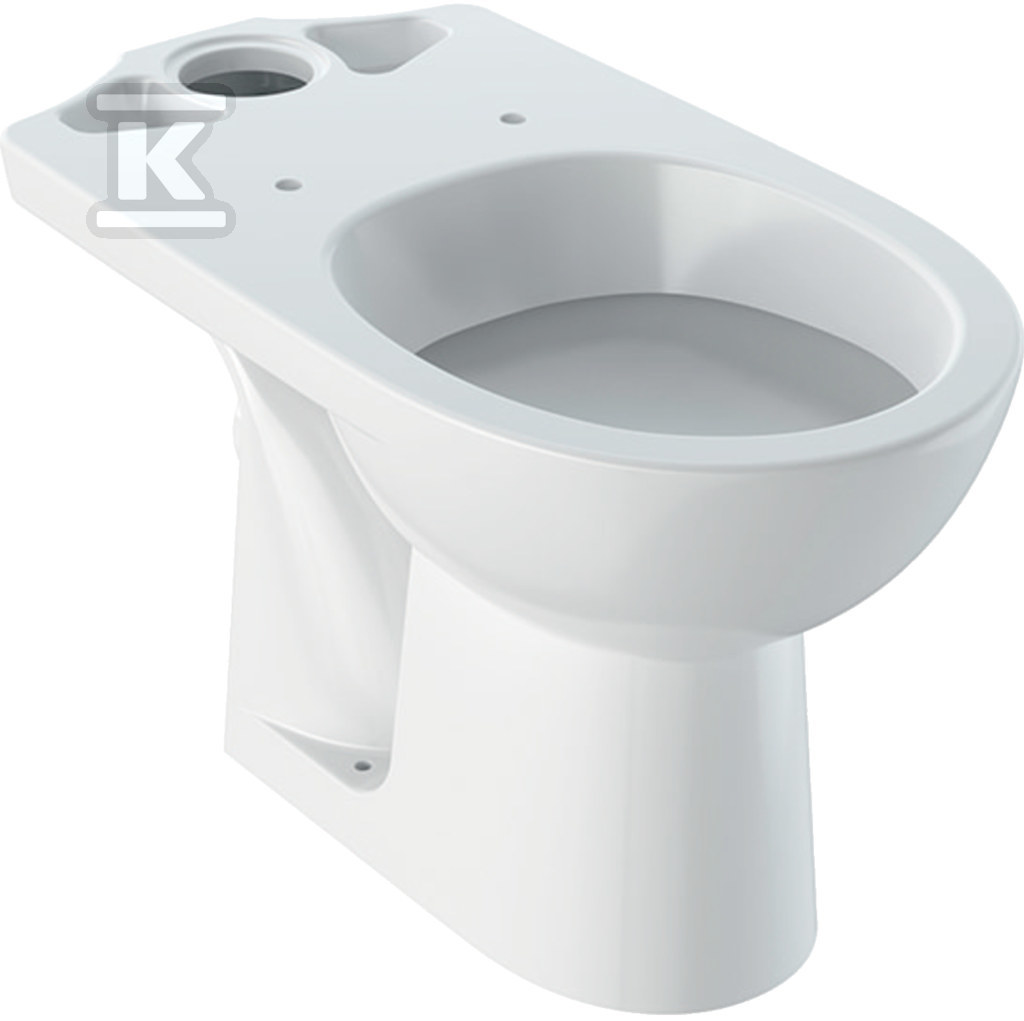 Stojąca miska WC Selnova do spłuczki nasadzanej, lejowa, B36 cm, H39 cm, T67 cm, odpływ poziomy 500.282.01.5 - obrazek 1