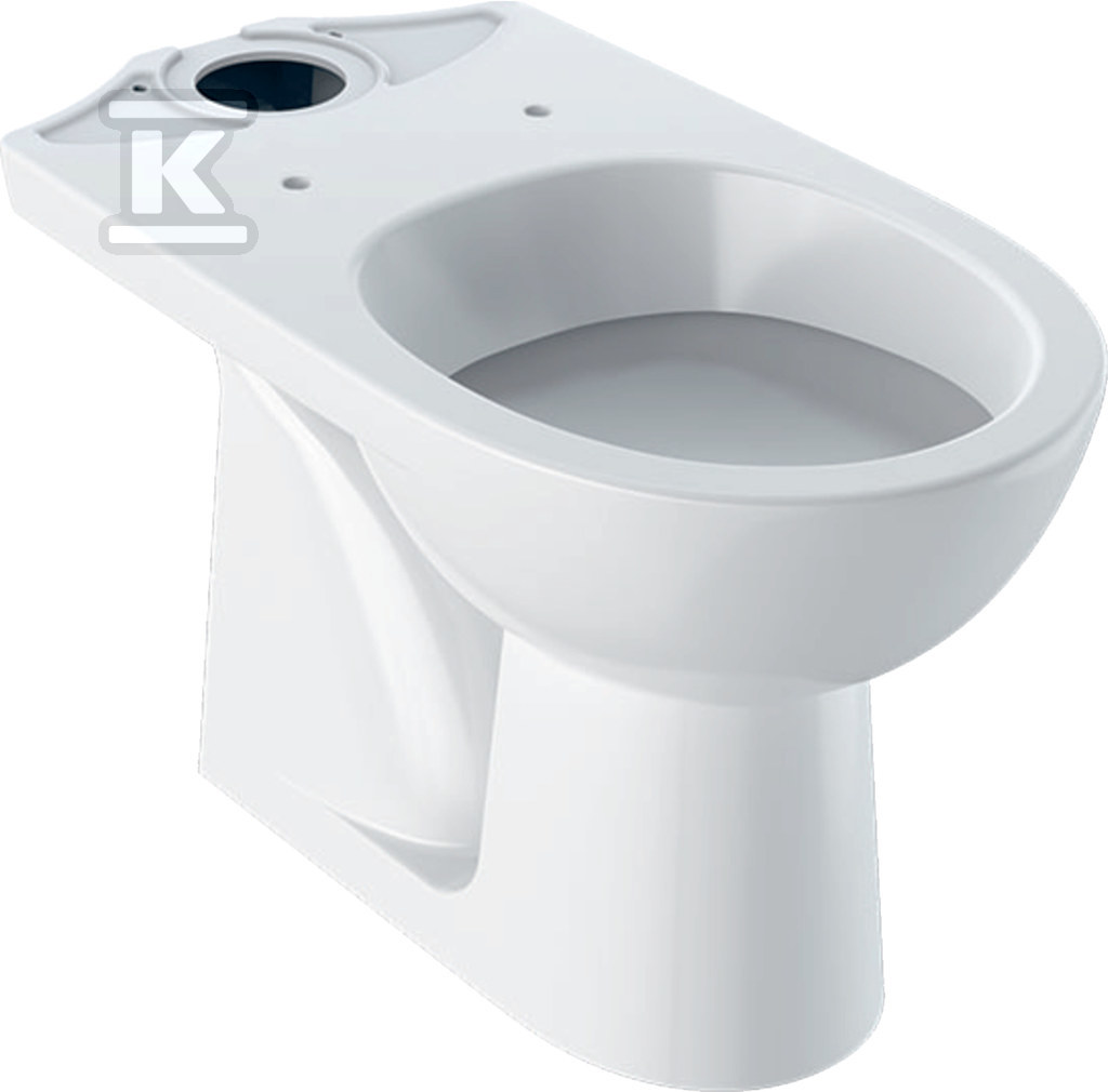 Stojąca miska WC Selnova do spłuczki nasadzanej, lejowa, B36 cm, H39 cm, T67 cm, odpływ pionowy 500.281.01.7 - obrazek 1