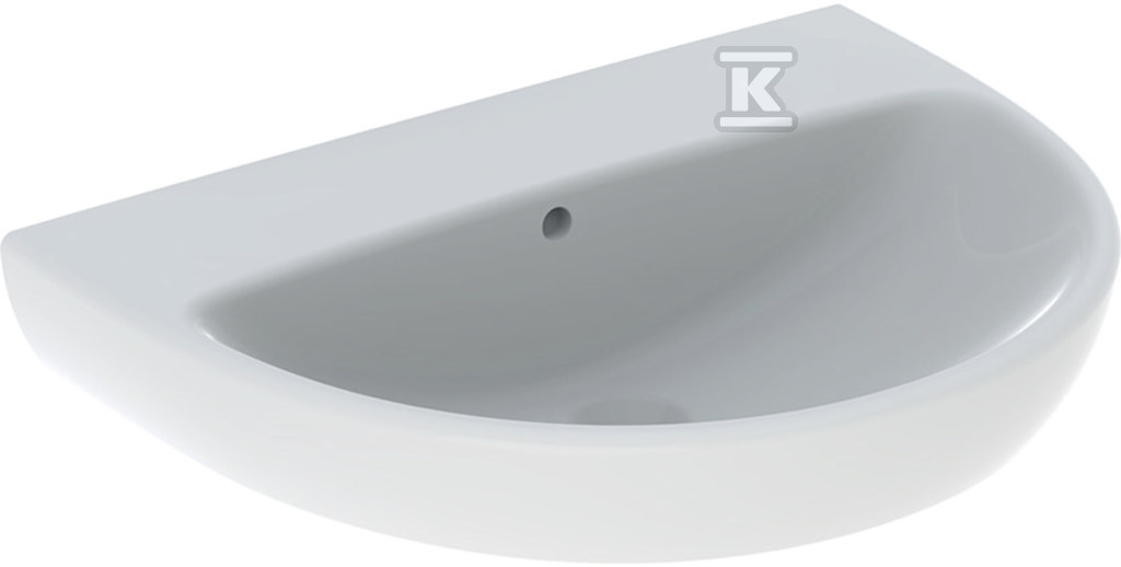 Selnova Umywalka, B65cm, H18.5cm, T50cm, z przelewem, bez otworu na baterię 500.297.01.2 - obrazek 1