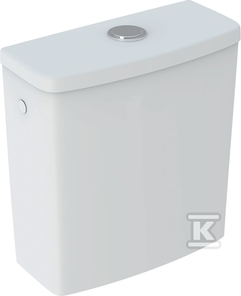 Selnova Square Spłuczka nasadzana, B37cm, H39cm, T16.5cm, spłukiwanie dwudzielne, przyłącze wody z boku 500.267.01.1 - obrazek 1