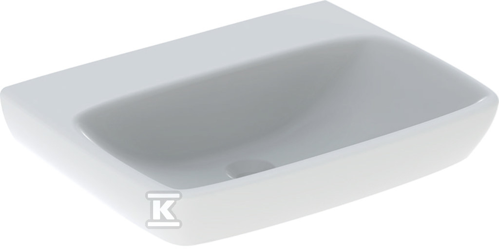 Selnova Square Umywalka, B60cm, H18cm, T46cm, bez przelewu, bez otworu na baterię 502.792.00.7 - obrazek 1