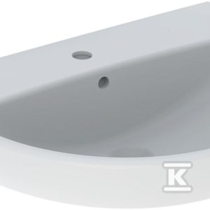 Selnova Umywalka, B65cm, H18.5cm, T50cm, z przelewem, z otworem na baterię 500.297.01.7