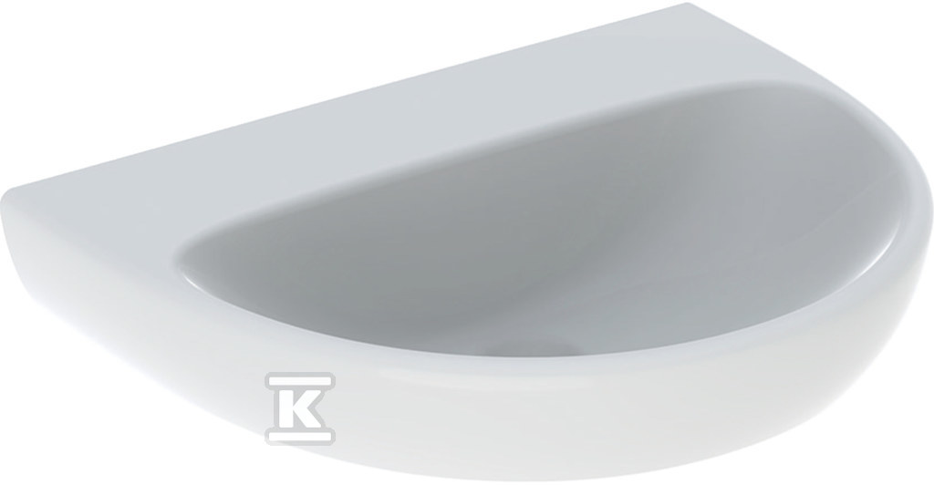 Selnova Umywalka, B60cm, H18cm, T48cm, bez przelewu, bez otworu na baterię 500.305.01.2 - obrazek 1