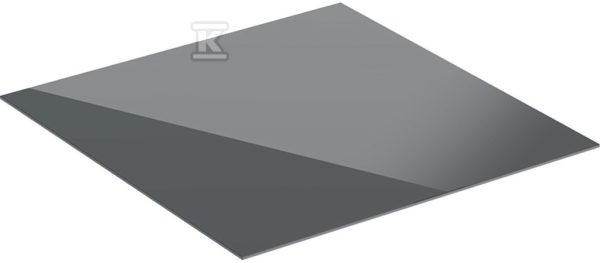 ONE Blat do szafki bocznej i elementu bocznego, B45cm, T46.5cm, szkło, lava 505.082.00.2