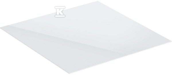 ONE Blat do szafki bocznej i elementu bocznego, B45cm, T46.5cm, szkło, biały 505.082.00.1