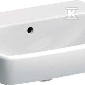 Umywalka Selnova Square B55 cm, H17.5 cm, T44 cm, z przelewem, bez otworu na baterię 500.291.01.7 Umywalka Selnova Square B55 cm, H17.5 cm, T44 cm, z przelewem, bez otworu na baterię 500.291.01.7