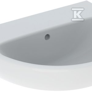 Selnova Umywalka, B55cm, H18cm, T44cm, z przelewem, bez otworu na baterię 500.304.01.7