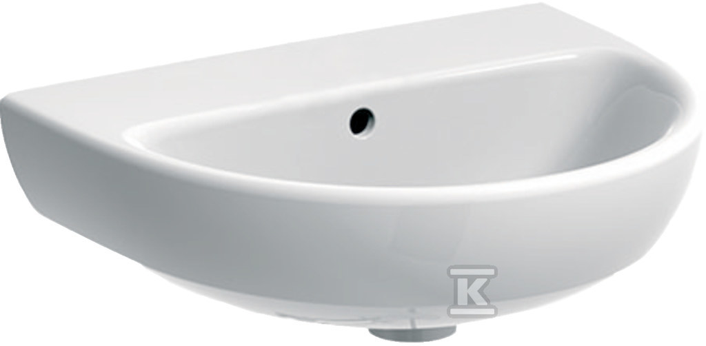 Umywalka kompaktowa Selnova B50 cm, H18 cm, T41 cm, z przelewem, bez otworu na baterię 500.294.01.7 - obrazek 1