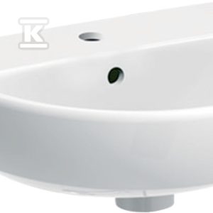 Umywalka kompaktowa Selnova B45 cm, H17 cm, T37 cm, z przelewem, z otworem na baterię 500.324.01.7