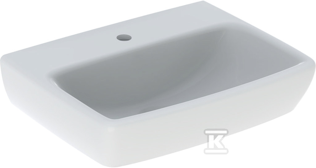 Selnova Square Umywalka kompaktowa, B45cm, H16cm, T35cm, bez przelewu, z otworem na baterię 500.322.01.2 - obrazek 1