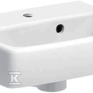 Umywalka kompaktowa Selnova Square B36 cm, H14.5 cm, T28 cm, z przelewem, z otworem na baterię 500.316.01.7