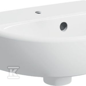 Umywalka kompaktowa Selnova B36 cm, H15 cm, T29 cm, z przelewem, z otworem na baterię 500.320.01.7