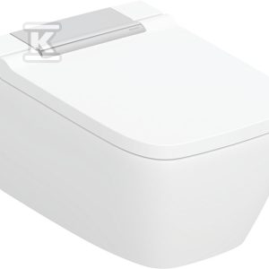 Miska myjąca z funkcją higieny intymnej AquaClean Sela Square, wisząca miska WC, chrom 146.250.21.1 Miska myjąca z funkcją higieny intymnej AquaClean Sela Square, wisząca miska WC, chrom 146.250.21.1