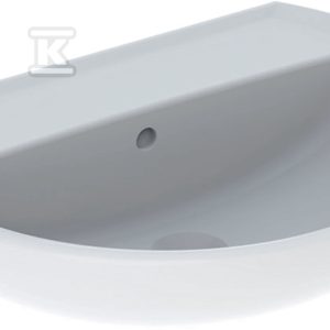 Rekord umywalka B60cm, H18cm, T45.5cm, bez otworu na baterię, z przelewem K91060000 Rekord umywalka B60cm, H18cm, T45.5cm, bez otworu na baterię, z przelewem K91060000