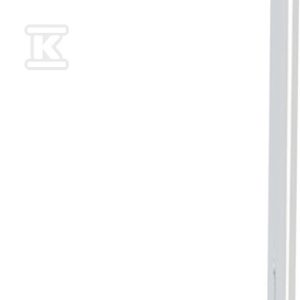 Lehnen Funktion poręcz ścienna kątowa 90′, B37.5cm, H68cm, T8cm, prawa, stal nierdzewna gładka L1012111