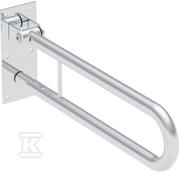 Lehnen Funktion poręcz ścienna łukowa uchylna, L60cm, stal nierdzewna gładka L1061201
