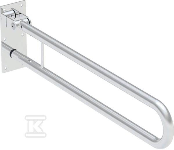 Lehnen Funktion poręcz ścienna łukowa uchylna, L85cm, stal nierdzewna gładka L1061101