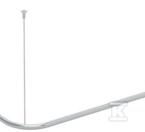 Lehnen Concept Pro drążek do zasłony prysznicowej, wygięty, L150cm, stal nierdzewna gładka L63103000 Lehnen Concept Pro drążek do zasłony prysznicowej, wygięty, L150cm, stal nierdzewna gładka L63103000