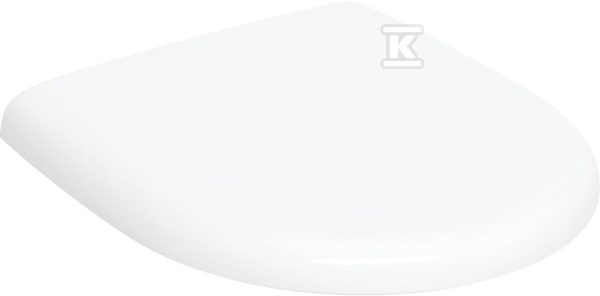 Deska sedesowa WC wolnoopadająca duroplast Nova Top Pico zawiasy metalowe biała 60128000