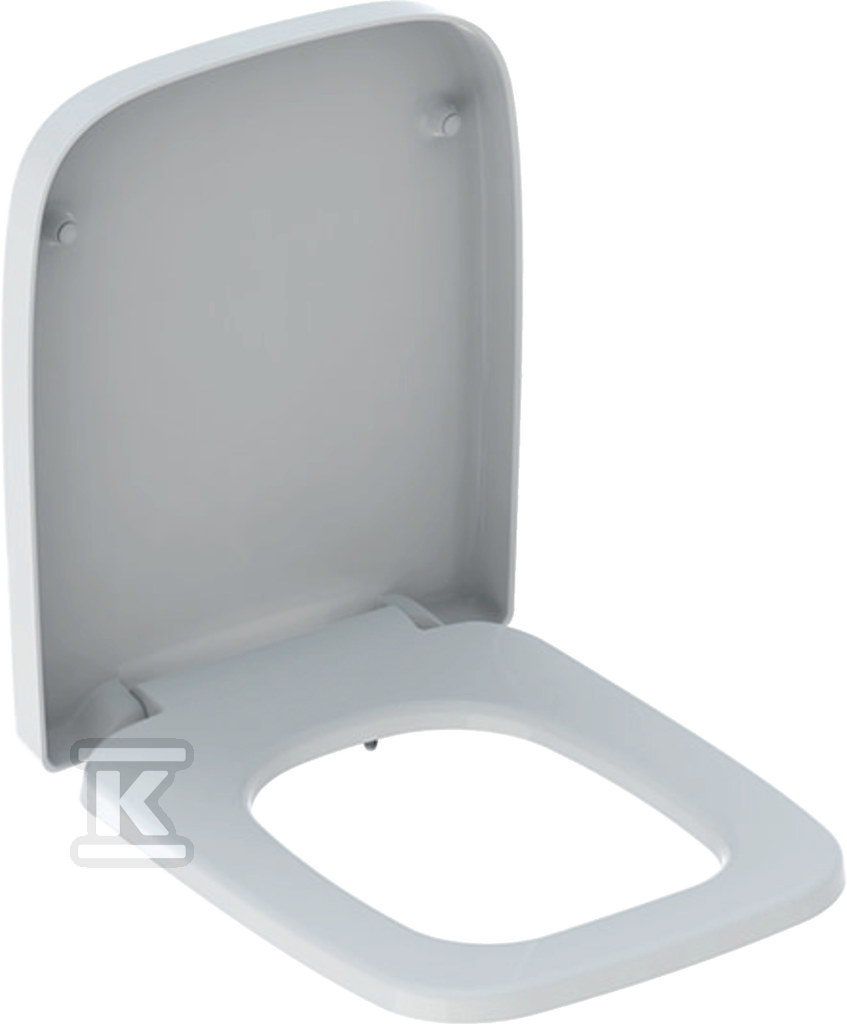 Deska sedesowa WC duroplast Renova Nr 1 Comprimo New prostokatna biała 572180000 - obrazek 1