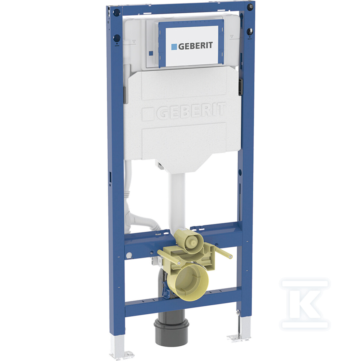 Stelaż podtynkowy Geberit Duofix do wiszących misek WC, 112 cm, ze spłuczką podtynkową Sigma 12 cm i Power & Connect Box 111.900.00.6 - obrazek 1
