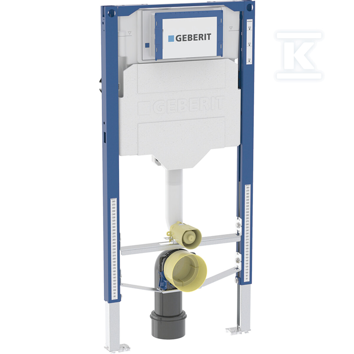 Stelaż podtynkowy Geberit Duofix do stojącej miski WC dla dzieci, 97 cm, ze spłuczką podtynkową Sigma 12 cm 111.922.00.6 - obrazek 1
