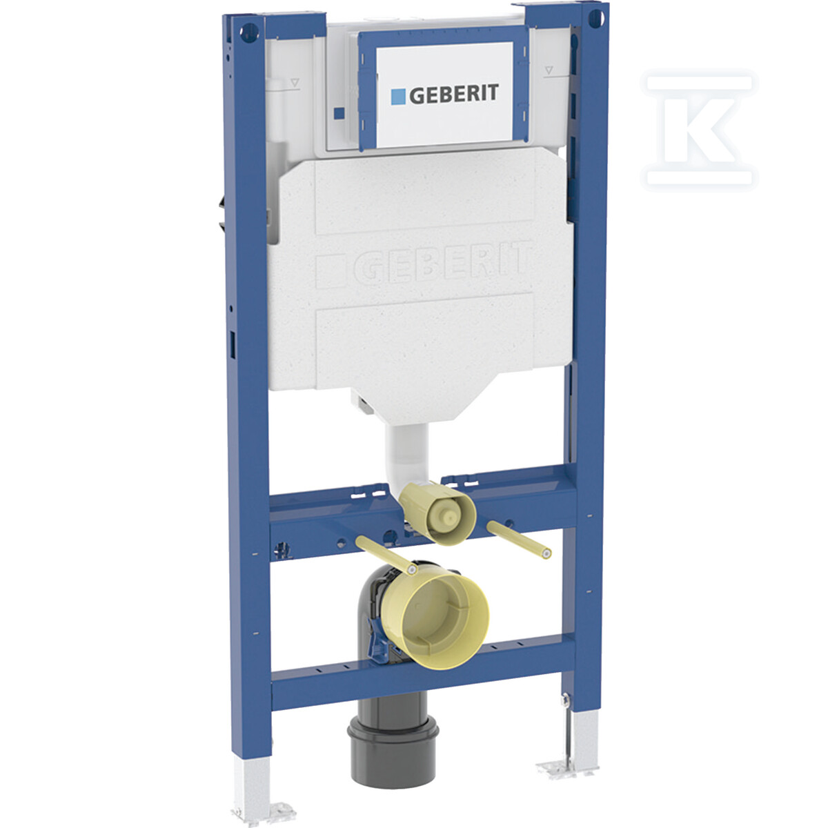 Stelaż podtynkowy Geberit Duofix do wiszącej miski WC dla dzieci, 97 cm, ze spłuczką podtynkową Sigma 12 cm 111.923.00.6 - obrazek 1