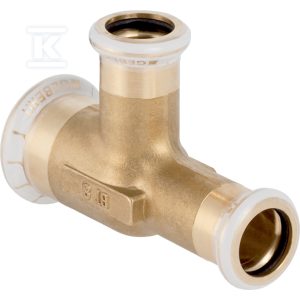 Trójnik redukcyjny Geberit Mapress: CW617N, d=22mm, d1=22mm, d2=15mm 61196