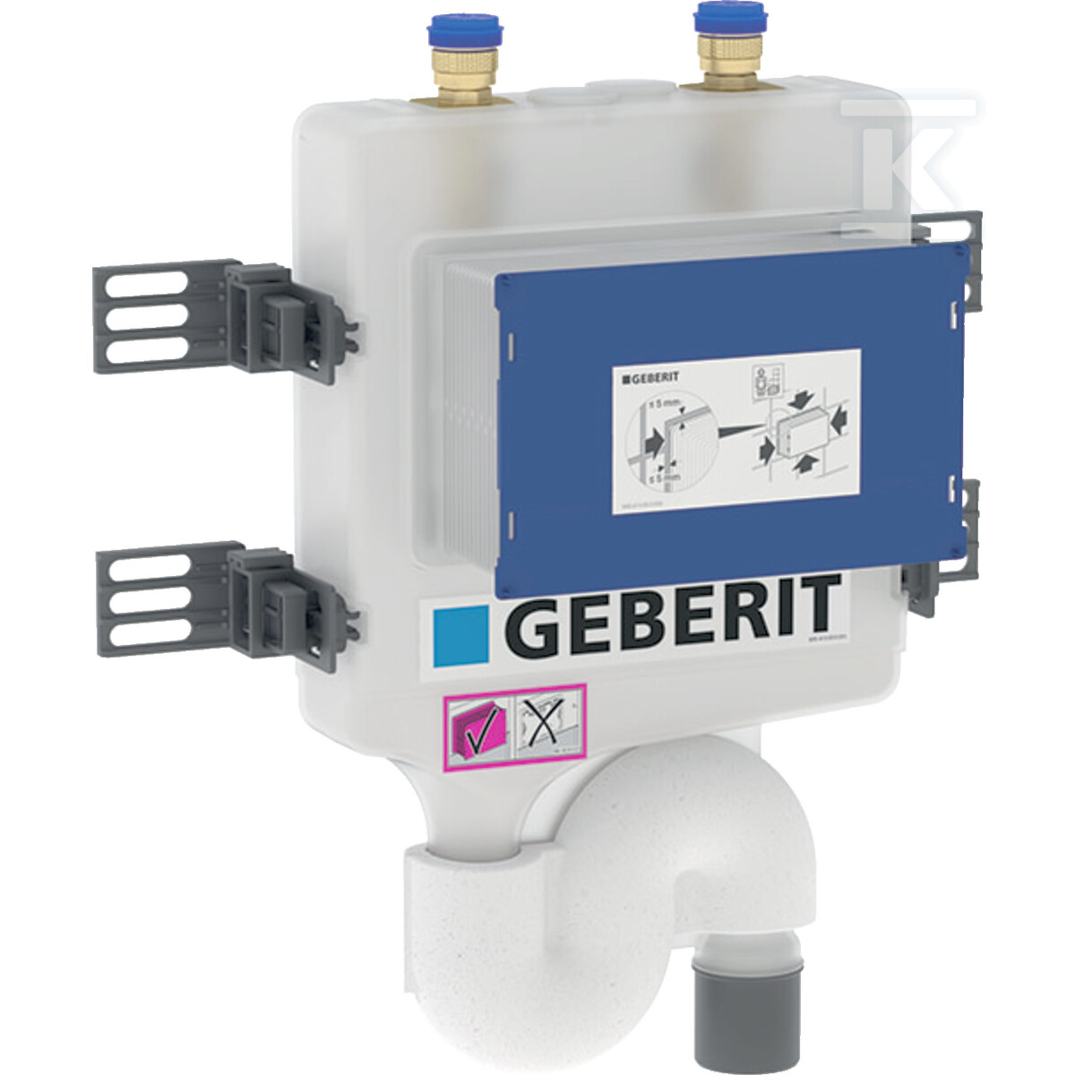 Spłukiwanie higieniczne Geberit HS50 z czujnikiem: d=50mm, Przyłącze=2 przyłącza wody 616.275.00.1 - obrazek 1