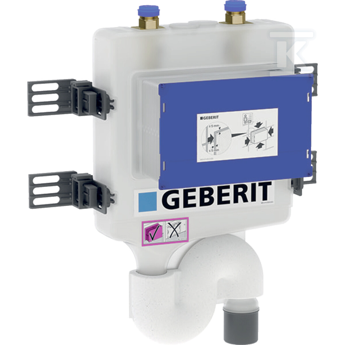 Spłukiwanie higieniczne Geberit HS10: d=50mm, Przyłącze=2 przyłącza wody 616.277.00.1 - obrazek 1