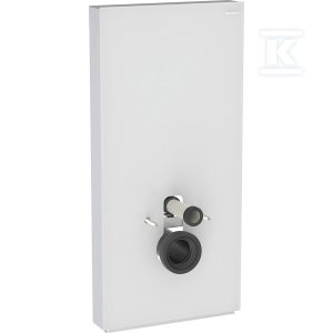 Moduł sanitarny Monolith do wiszącej miski WC, 101 cm, obudowa przednia ze szkła: Front: biały / szkło satynowane, Obudowa boczna: aluminium szczotkowane 131.022.TD.5 Moduł sanitarny Monolith do wiszącej miski WC, 101 cm, obudowa przednia ze szkła: Front: biały / szkło satynowane, Obudowa boczna: aluminium szczotkowane 131.022.TD.5