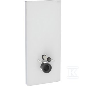 Moduł sanitarny Monolith Plus do wiszącej miski WC, 114 cm, obudowa przednia ze szkła: Front: biały / szkło satynowane, Obudowa boczna: aluminium szczotkowane 131.231.TD.7 Moduł sanitarny Monolith Plus do wiszącej miski WC, 114 cm, obudowa przednia ze szkła: Front: biały / szkło satynowane, Obudowa boczna: aluminium szczotkowane 131.231.TD.7