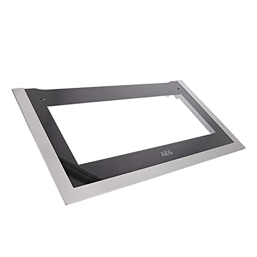 Electrolux AEG 140052748013 drzwi zewnętrzne front glass, inox, aeg, 594x331mm - obrazek 1