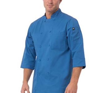 Colour by Chef Works B178 XL kurtka z rękawami 3/4, XL, niebieska Colour by Chef Works B178 XL kurtka z rękawami 3/4, XL, niebieska
