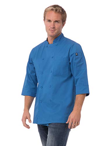Colour by Chef Works B178 XL kurtka z rękawami 3/4, XL, niebieska
