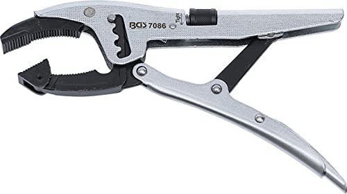 BGS 7086 Szczypce samozaciskowe 4 stopniowa szybka regulacja obrotowe końce szczęk typ francuski 250 mm