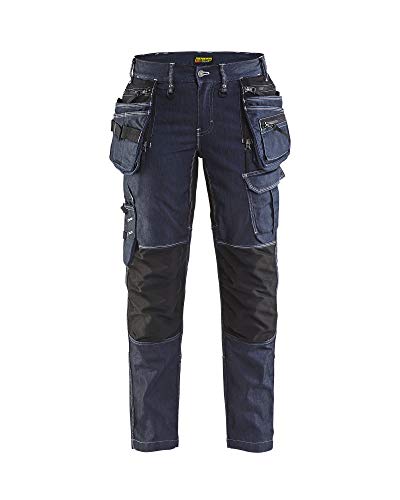 Blaklader 79901141 damskie spodnie robocze X1900 strecz, granatowe/czarne, grootte D21 - obrazek 1
