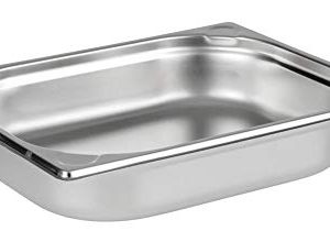 APS 81202 pojemnik GN 1/2, gastronormiczny stal nierdzewna/wymiary 265 x 325 cm/wysokość 65 mm/pojemność 4 litry APS 81202 pojemnik GN 1/2, gastronormiczny stal nierdzewna/wymiary 265 x 325 cm/wysokość 65 mm/pojemność 4 litry