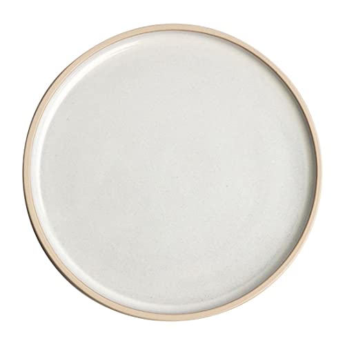 Olympia FA328 płaski okrągły talerz płócienny, 180 mm, biały Murano, opakowanie 6 sztuk - obrazek 1